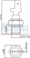 NISSENS 207058 - Sensor, temperatura del refrigerante