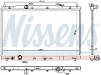 NISSENS 606444 - Radiador, refrigeración del motor