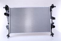 NISSENS 606447 - Radiador, refrigeración del motor