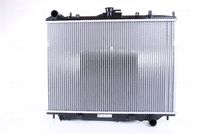 NISSENS 606670 - Radiador, refrigeración del motor