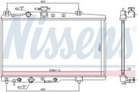 NISSENS 606688 - Radiador, refrigeración del motor