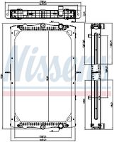 NISSENS 606777 - Radiador, refrigeración del motor