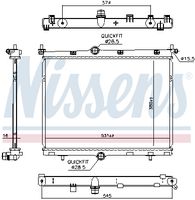 NISSENS 607030 - Radiador, refrigeración del motor