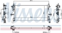NISSENS 607131 - Radiador, refrigeración del motor