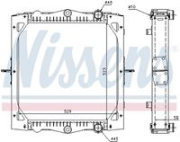 NISSENS 61445A - Radiador, refrigeración del motor - ** FIRST FIT **