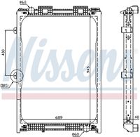 NISSENS 62870A - Radiador, refrigeración del motor