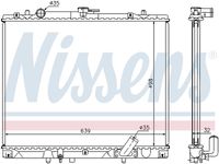 NISSENS 62895A - Radiador, refrigeración del motor