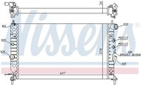 NISSENS 63013A - Radiador, refrigeración del motor