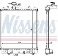 NISSENS 63014A - Radiador, refrigeración del motor
