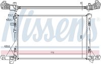 NISSENS 630732 - Radiador, refrigeración del motor