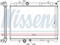 NISSENS 63608A - Radiador, refrigeración del motor