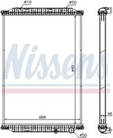 NISSENS 637850 - Radiador, refrigeración del motor