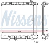 NISSENS 64319A - Radiador, refrigeración del motor