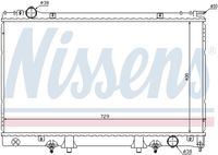 NISSENS 645951 - Radiador, refrigeración del motor