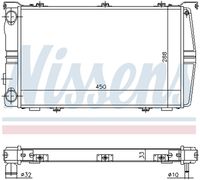 NISSENS 649971 - Radiador, refrigeración del motor