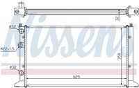 NISSENS 65265A - Radiador, refrigeración del motor
