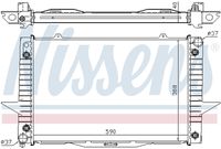 NISSENS 65539A - Radiador, refrigeración del motor