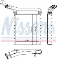 NISSENS 707090 - Radiador de calefacción