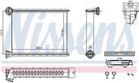 NISSENS 707199 - Radiador de calefacción