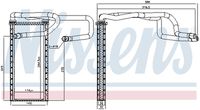 NISSENS 707310 - Radiador de calefacción