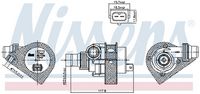 NISSENS 831059 - Bomba de agua, refrigeración del motor