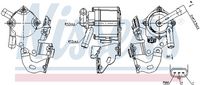 NISSENS 831064 - Bomba de agua adicional (circuito de agua de refrigeración)