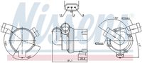 NISSENS 831120 - Bomba de agua adicional (circuito de agua de refrigeración)