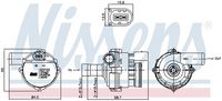NISSENS 832169 - Bomba de agua adicional, turbocompresor