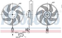 NISSENS 850048 - Ventilador, refrigeración del motor