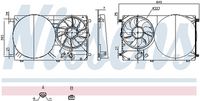NISSENS 850143 - Ventilador, refrigeración del motor
