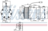 NISSENS 890598 - Compresor, aire acondicionado