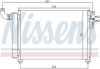 NISSENS 940003 - Condensador, aire acondicionado