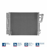 NISSENS 940007 - Condensador, aire acondicionado - ** FIRST FIT **