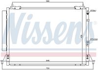 NISSENS 940188 - Condensador, aire acondicionado
