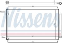 NISSENS 940609 - Condensador, aire acondicionado
