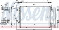 NISSENS 940676 - Condensador, aire acondicionado
