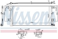 NISSENS 940752 - Condensador, aire acondicionado