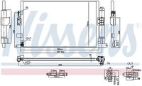 NISSENS 941298 - Condensador, aire acondicionado