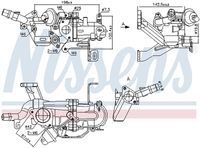 NISSENS 989273 - Elemento enfriador, reciclaje gases escape - ** FIRST FIT **