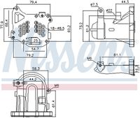 NISSENS 989313 - Elemento enfriador, reciclaje gases escape