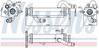 NISSENS 989328 - Elemento enfriador, reciclaje gases escape