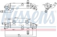NISSENS 989417 - Elemento enfriador, reciclaje gases escape - ** FIRST FIT **