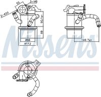 NISSENS 989422 - Elemento enfriador, reciclaje gases escape - ** FIRST FIT **