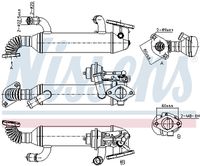 NISSENS 989290 - Elemento enfriador, reciclaje gases escape