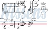 NISSENS 996077 - Depósito compensación, refrigerante