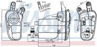 NISSENS 996128 - Depósito compensación, refrigerante