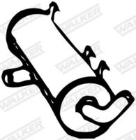 WALKER 13630 - silenciador del medio