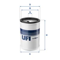 UFI 2358800 - Filtro de aceite