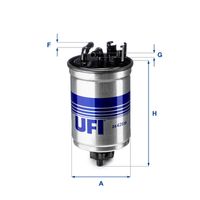 UFI 2442600 - Filtro combustible