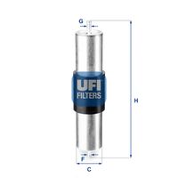 UFI 3156900 - Filtro combustible